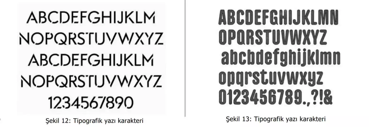 tipografik yazı karakter örnekleri-Trabzon Patent